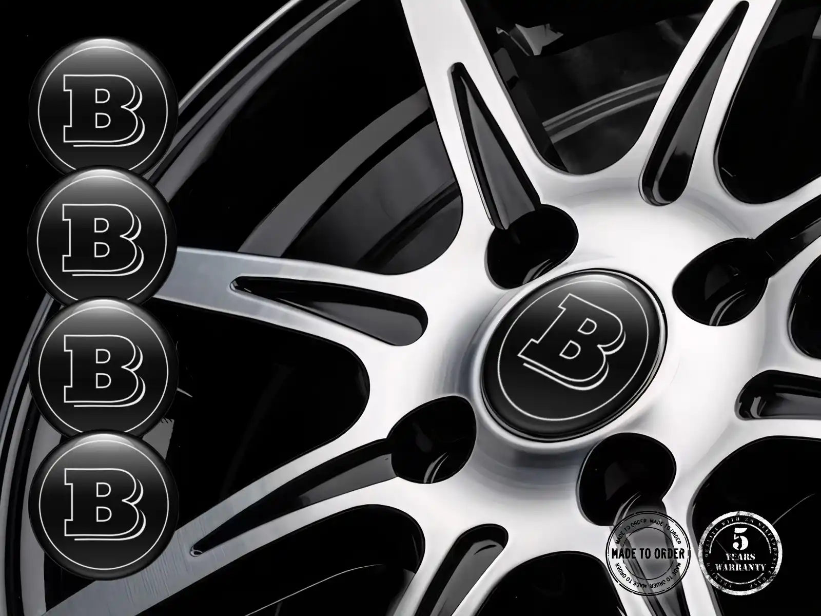 Brabus Design Emblema Ruota Stream Racing